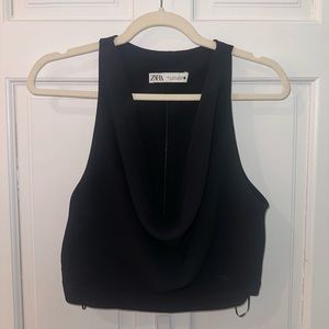 Zara black tank